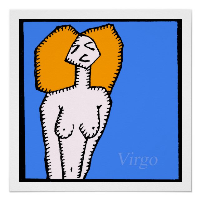 Zodiac Signs Virgo Birthday Perfect Poster 20x20 (Front)