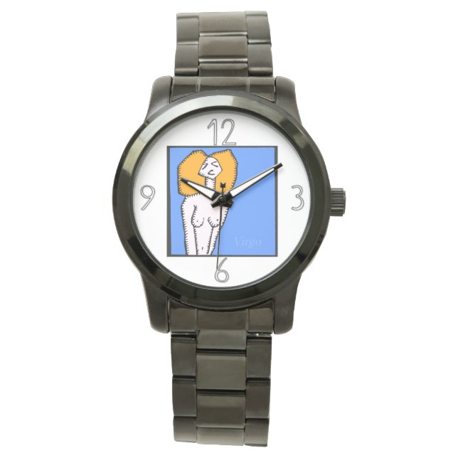 Zodiac Signs Virgo Birthday Watch (Front)