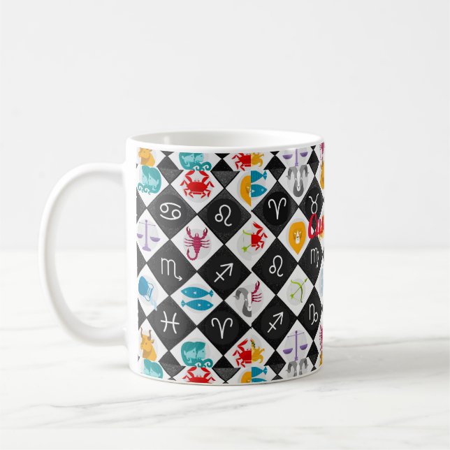 Zodiac Sun Sign Astrology Calendar Thunder_Cove Coffee Mug (Left)