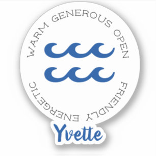 Zodiac Symbol Aquarius