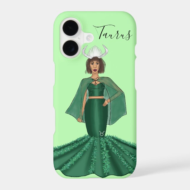 Zodiac Taurus Goddess with Horns (Back)