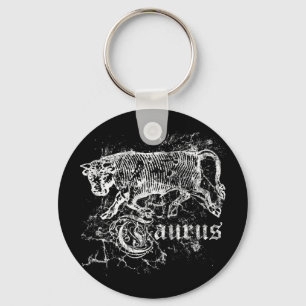 Zodiac Taurus Keychain