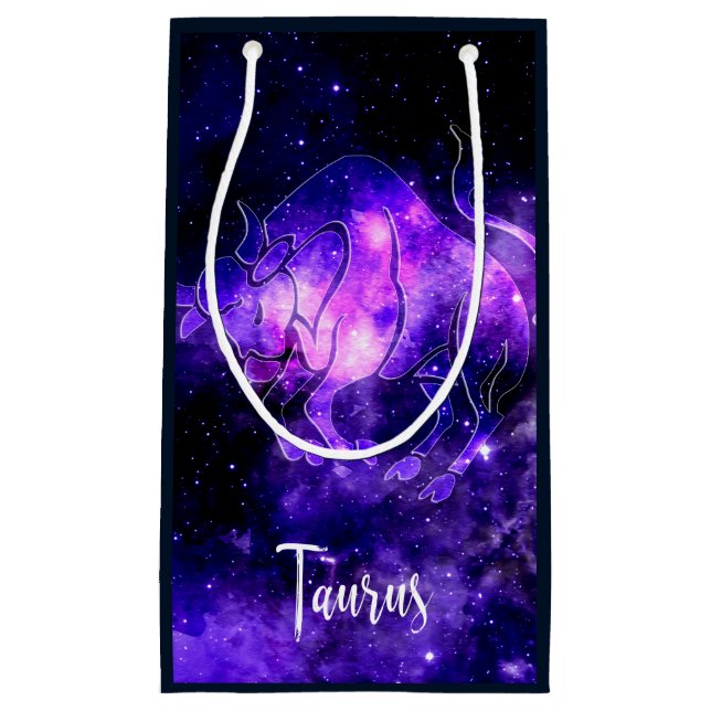 Zodiac : Taurus Small Gift Bag (Front)
