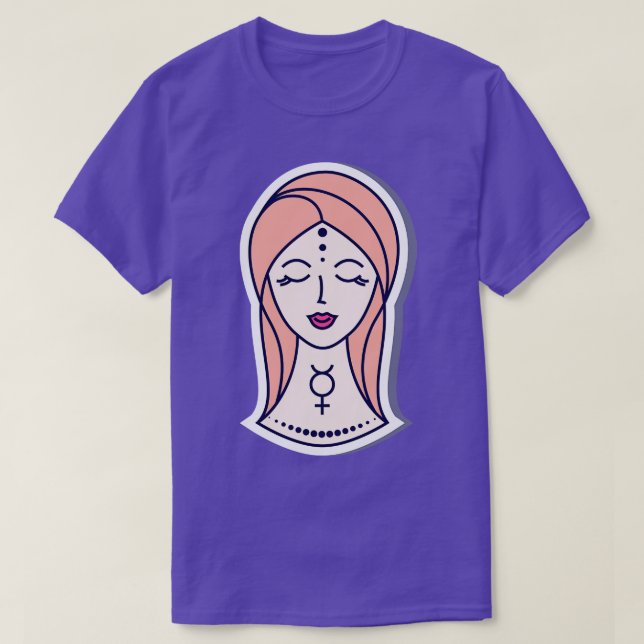Zodiac Taurus T-Shirt (Design Front)