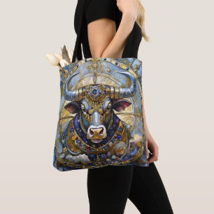 Zodiac - Taurus The Bull Tote Bag