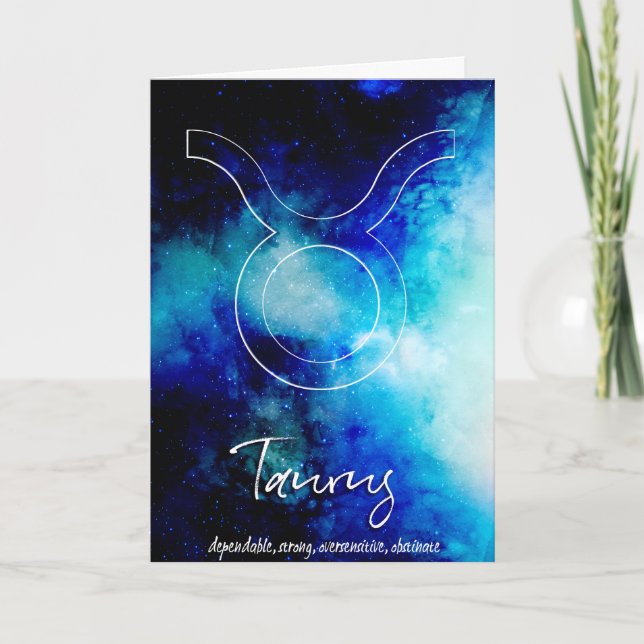 Zodiac : Taurus Traits Card (Front)