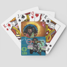Zodiac Universe - Leo - Classic Playing Cards