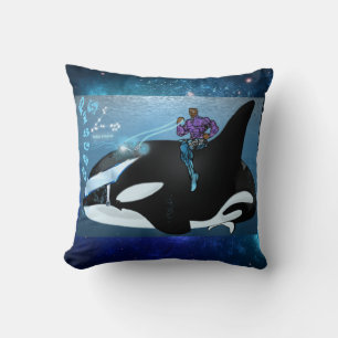 Zodiac Universe-Pisces Throw Pillow