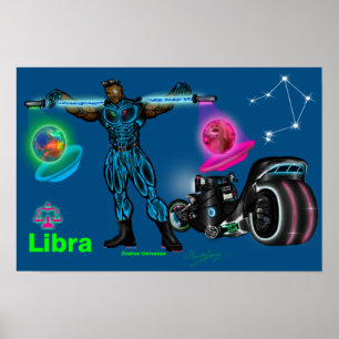 Zodiac Universe - Poster de la Libra