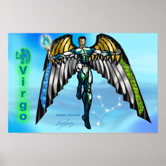Zodiac Universe - Poster Virgo