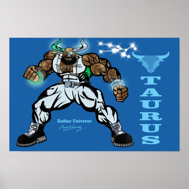 Zodiac Universe - Taurus Poster (Front)