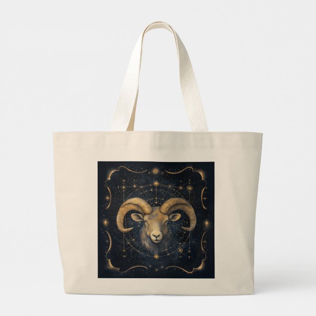 Zodiac Vibes Aries - Tote Budget (Back)