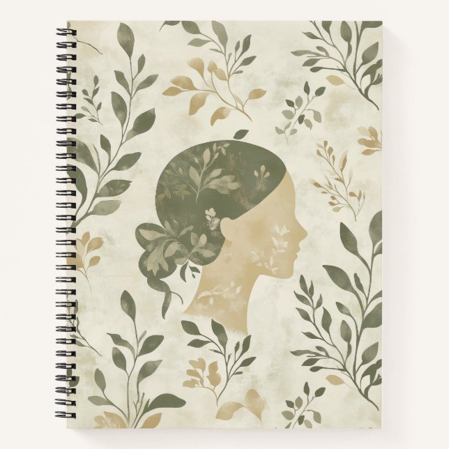 Zodiac Vibes Virgo - Spiral Notebook (Front)