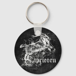 Zodiac Vintage Capricorn Keychain