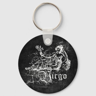 Zodiac Vintage Virgo Keychain
