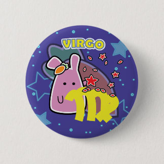 ZODIAC - VIRGO 2 INCH ROUND BUTTON