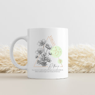 Zodiac Virgo Buttercup Constellation Astrology  Coffee Mug
