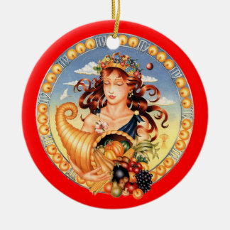 Zodiac Virgo - Customize it! Ceramic Ornament