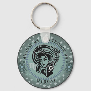 Zodiac Virgo Keychain