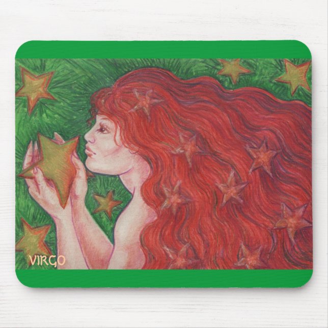 Zodiac Virgo mousepad (Front)