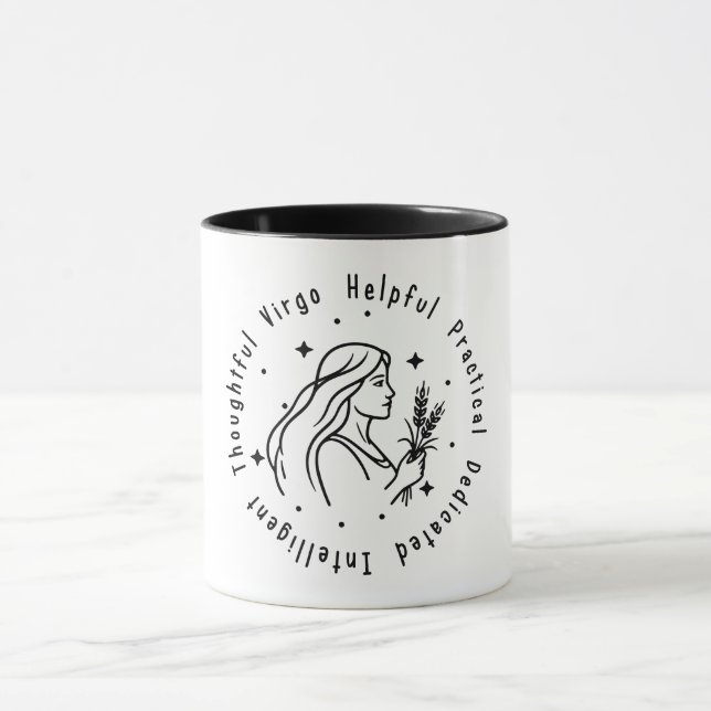 Zodiac Virgo Mug (Center)