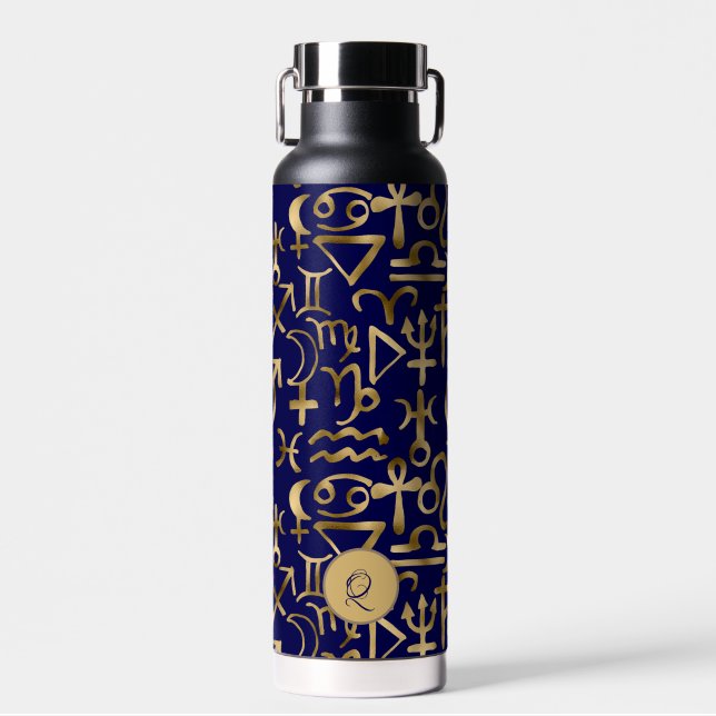 Zodiac Walk Thor Copper Infused Water Bottle (Front)
