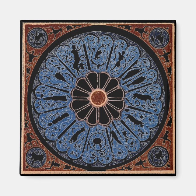 Zodiac Wheel Magnet (Front)