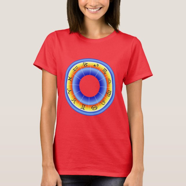 Zodiac Wheel T-Shirt (Front)