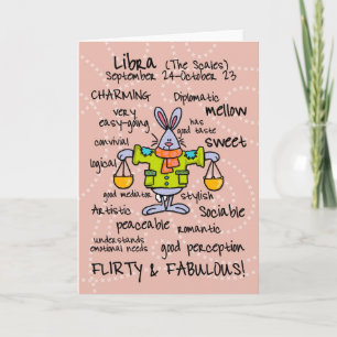 zodiac word cards - libra