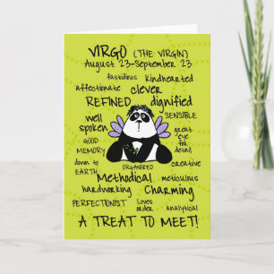 zodiac word cards - virgo