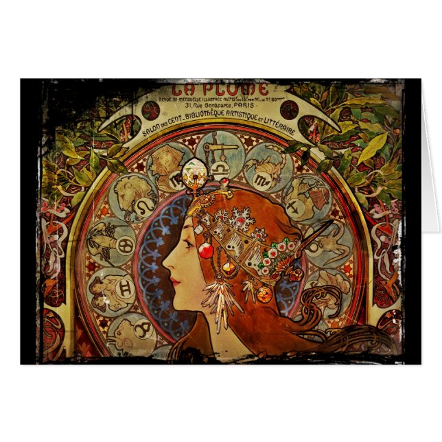 Zodiak Woman by Mucha (Front Horizontal)