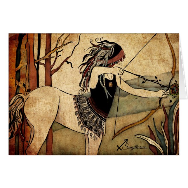 Zodiaque de Sagittaire (Devant horizontal)