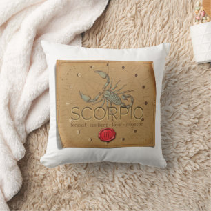 Zodiaque - Scorpion - Coussin décoratif