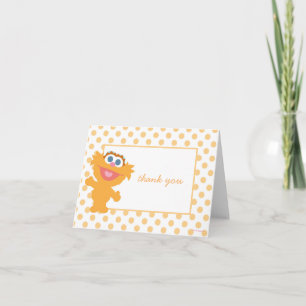 Zoe Baby Shower Thank You Card