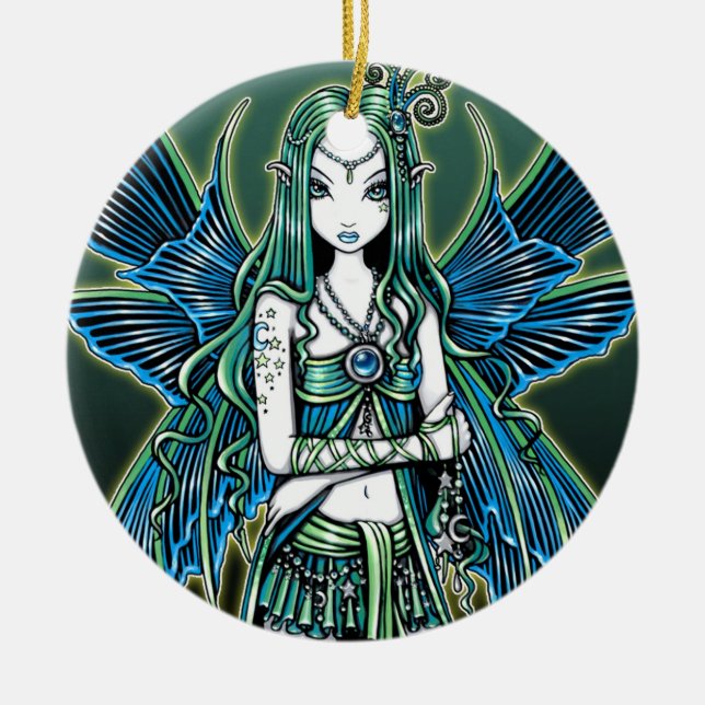 "Zoe" Celestial Star Fairy Art Ornaments (Front)