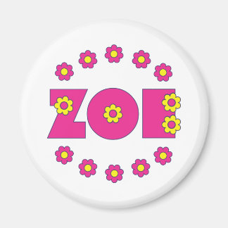 Zoe Flores Pink Magnet