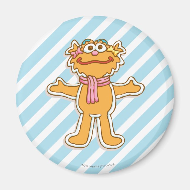 Zoe Gingerbread Magnet (Front)