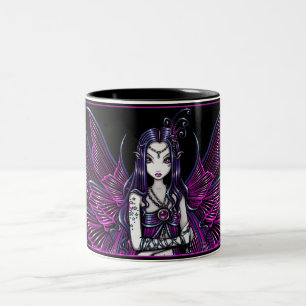 "Zoe" Hot Pink Celestial Fairy Mug