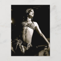 Zoe Jakes carte postale de danse du ventre