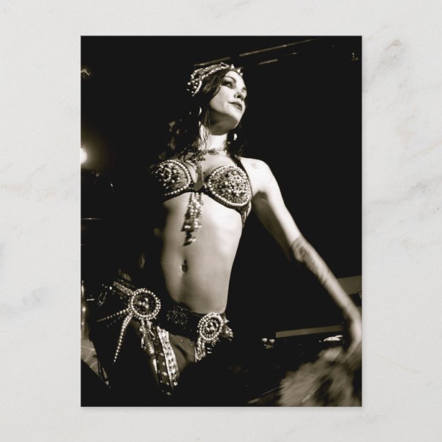 Zoe Jakes carte postale de danse du ventre (Devant)