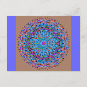 Zoe Mandala Design Postcard