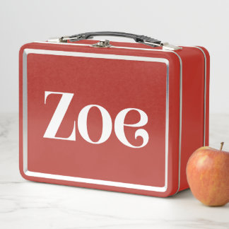 Zoe Metal Lunch Box