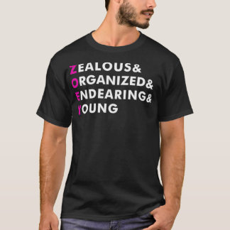 Zoey Name Personalized Gift T-Shirt