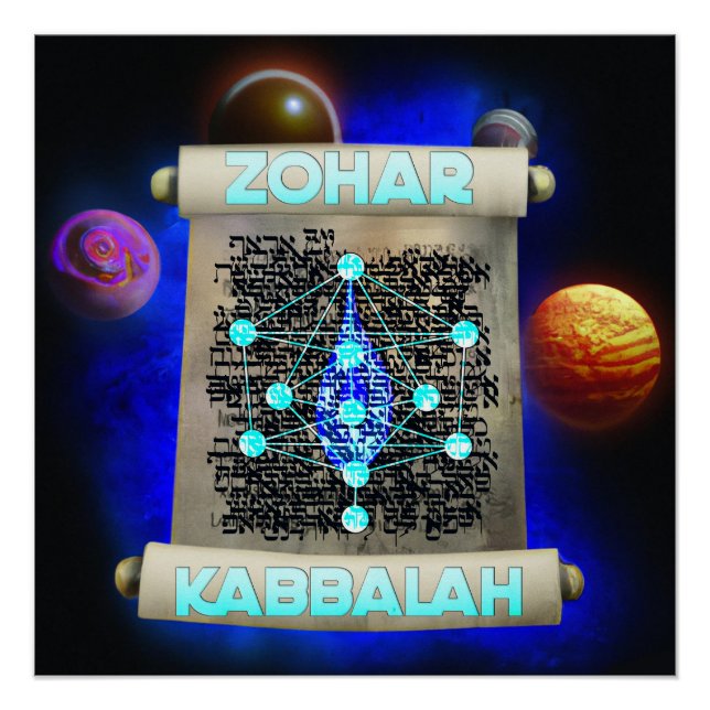 Zohar Kabbalah Poster (Front)