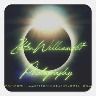Zolton Williams 67 Photography Square Sticker