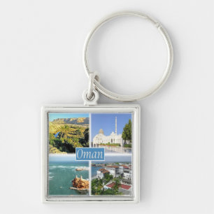 zOM005 OMAN collage, Asia, Keychain