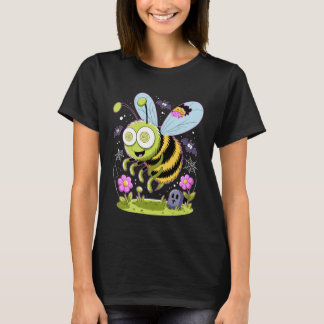 Zom-Bee Cute Zombie Bee Funny Halloween Tee