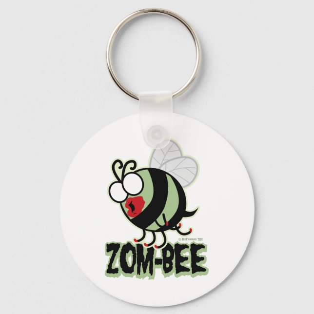 Zom-Bee Keychain (Front)