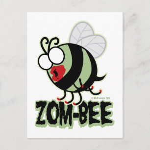 Zom-Bee Postcard