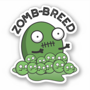 Zom-breed Funny Halloween Zombie Breed Pun